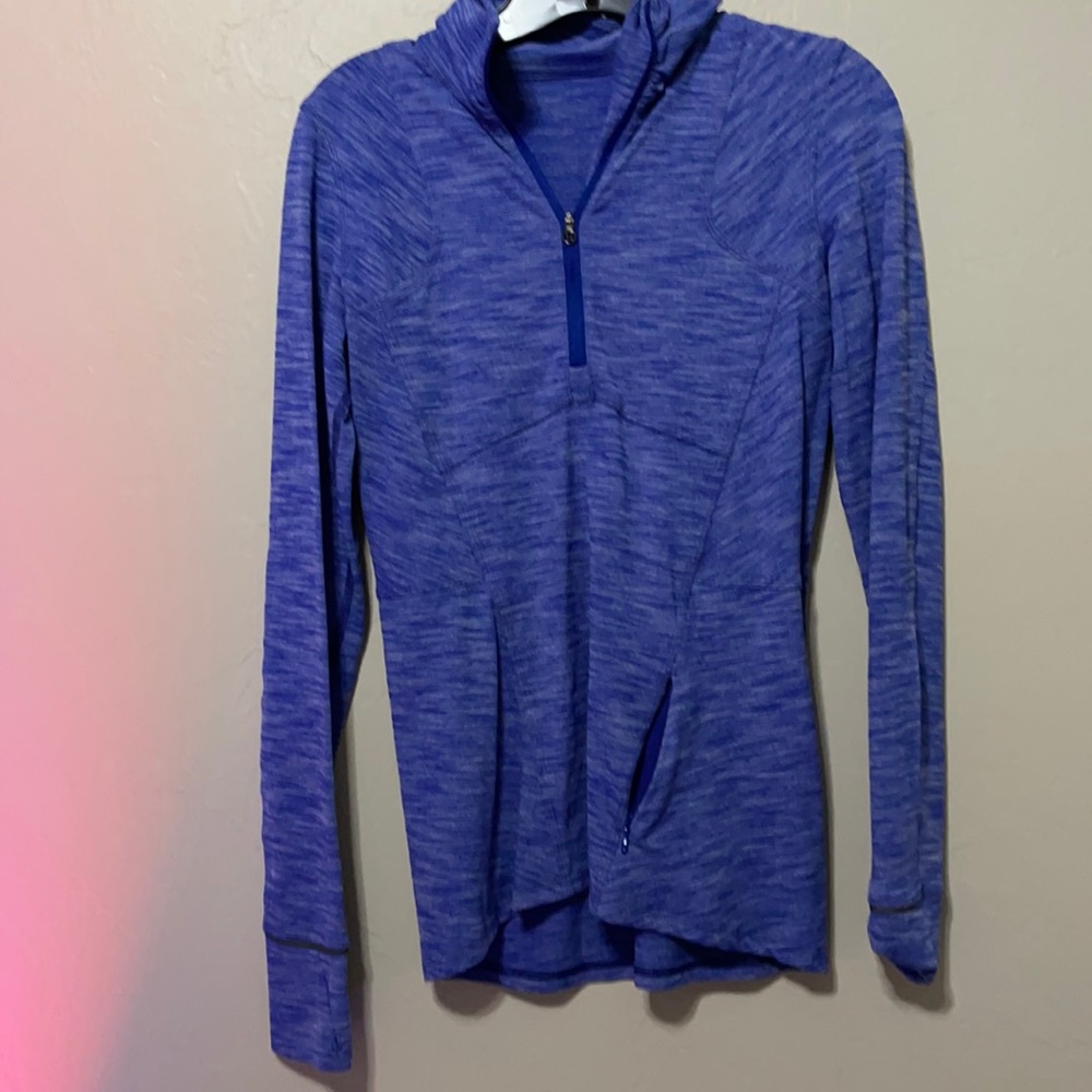 Blue lululemon zip up